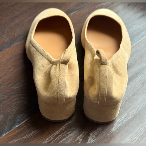 J Crew Women’s Anya Cream Suede Block Heels Size 12 - Picture 6 of 16